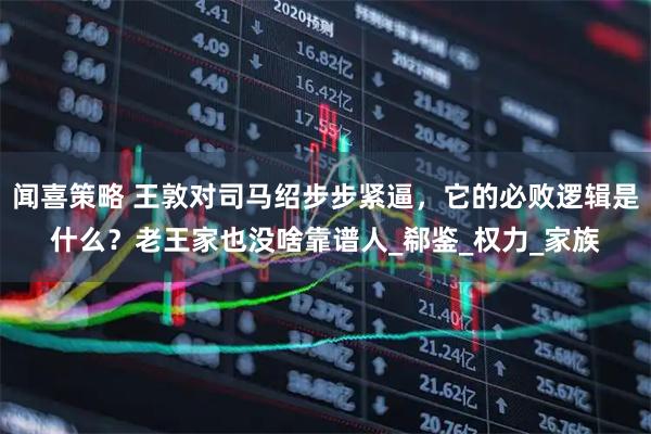 闻喜策略 王敦对司马绍步步紧逼，它的必败逻辑是什么？老王家也没啥靠谱人_郗鉴_权力_家族